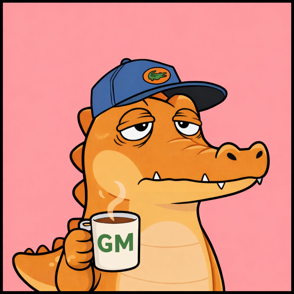 CrocoCrocsGator's tweet photo. GM swamp. https://t.co/sS9yWVJ1Ms