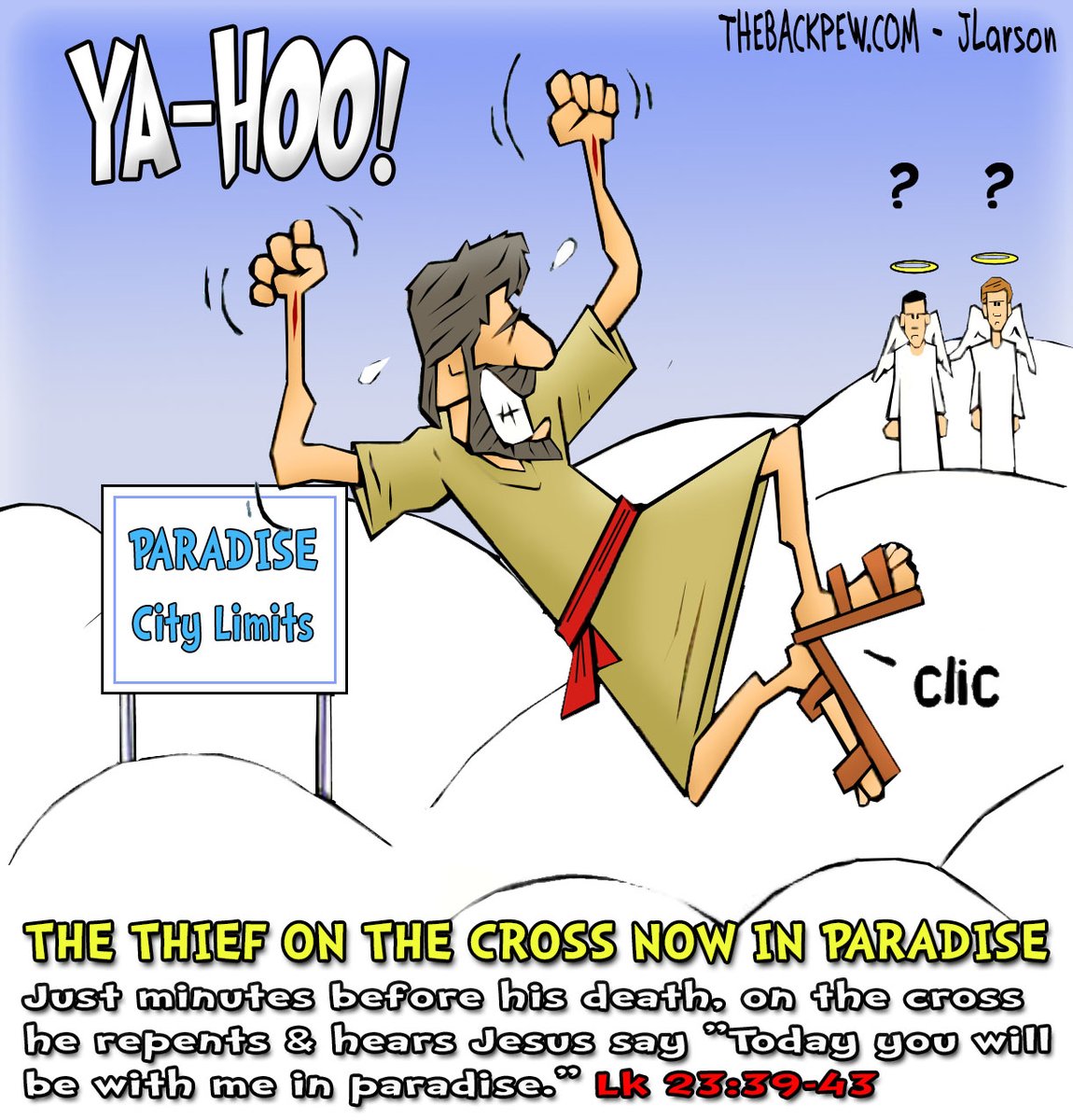 backpewguy's tweet image. The thief on the cross was saved with one cry: “Remember me.”

That’s how BIG God’s grace is.

We can mess up badly, but if we turn to Jesus in our mess, His grace is there.

The same forgiveness is for you and me today. 🙏

#GodsGrace #JesusSaves