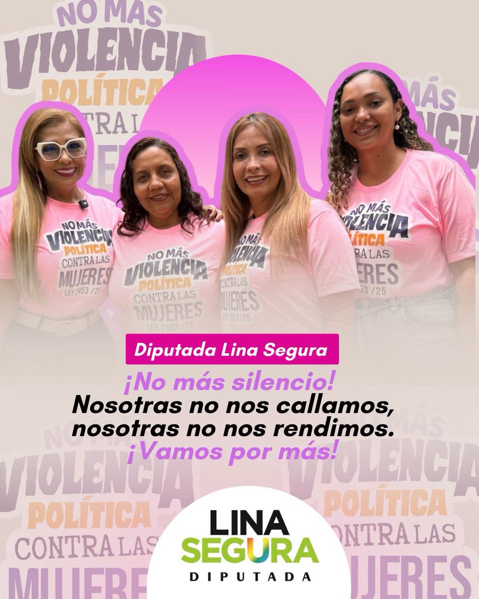 No más violencia política contra las mujeres ❌💪