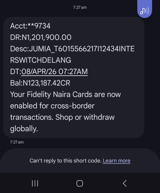 vinvae's tweet photo. @JumiaNigeria Kindly cancel this order. A scammer used my mum's card for this transaction. You guys don't respond to calls, live chats, emails... why? https://t.co/iBIjtF8t0B