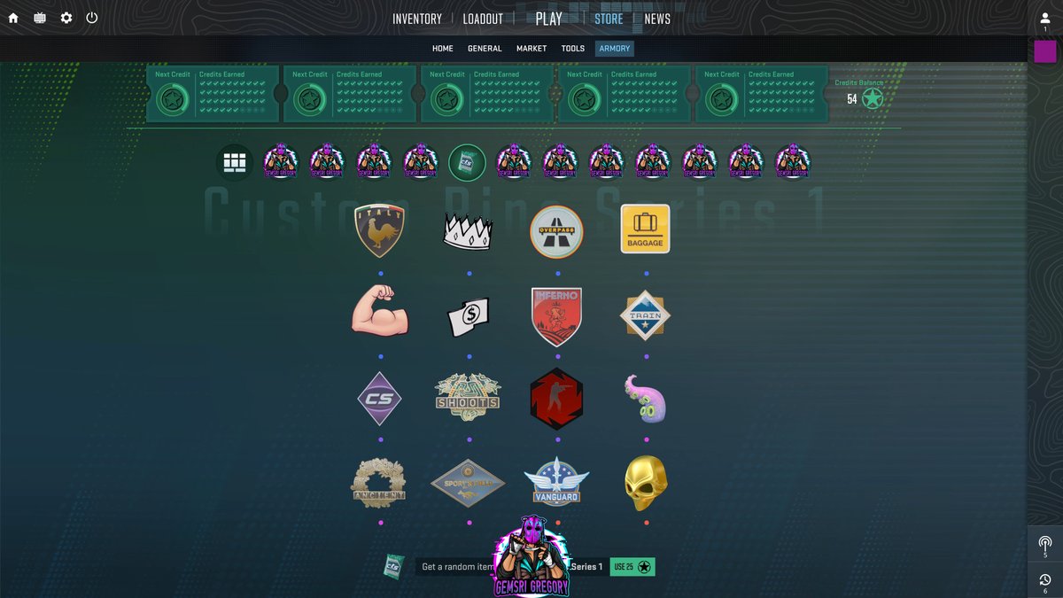 gemsrigregory's tweet image. Do you think Valve is gonna add new Pins anytime soon? #cs2