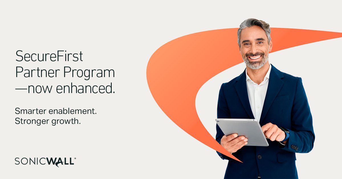 loophold's tweet photo. 🚀 The Enhanced #SecureFirst Partner Program is live.

Smarter enablement. Simpler requirements. Bigger growth.

✅ Company specializations
✅ Free accreditations
✅ On-demand demos &amp; workshops

📅 Comply by Jan 31, 2027

Start 👉 https://t.co/plUJblOz3p

#Channel #@SonicWall https://t.co/6Yjgm2IUqx