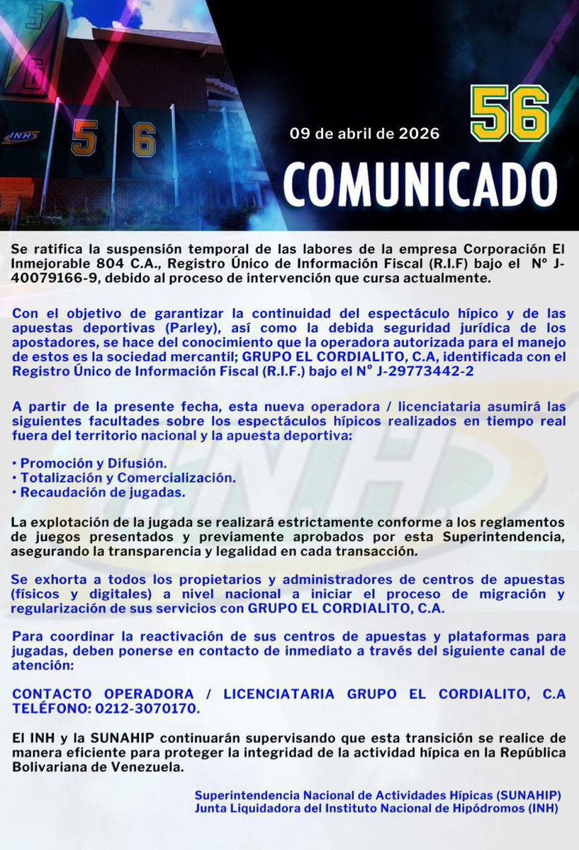 OFICIAL INH tweet media