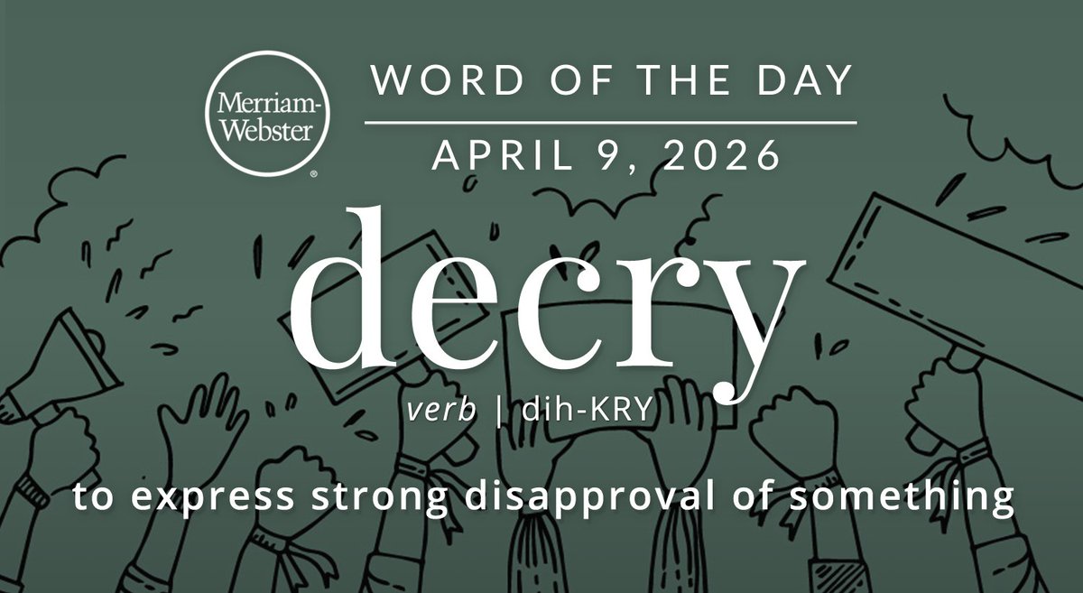 Merriam-Webster tweet media