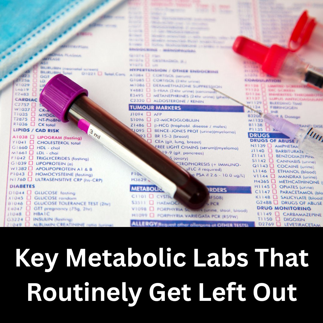 DrBPHealth's tweet image. Your doctor runs a "complete metabolic panel" and says everything looks normal.

But they're missing:

• Fasting Insulin

• hs-CRP

• Vitamin D

• Omega 6:Omega 3 Ratios

• Thyroid antibodies

Standard labs catch disease AFTER it develops.

Advanced markers catch dysfunction