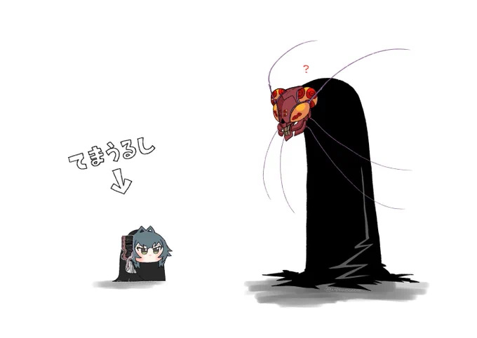 昨日の絵の続き てまうるし #学マスFA #初星学園ぬいぬい部