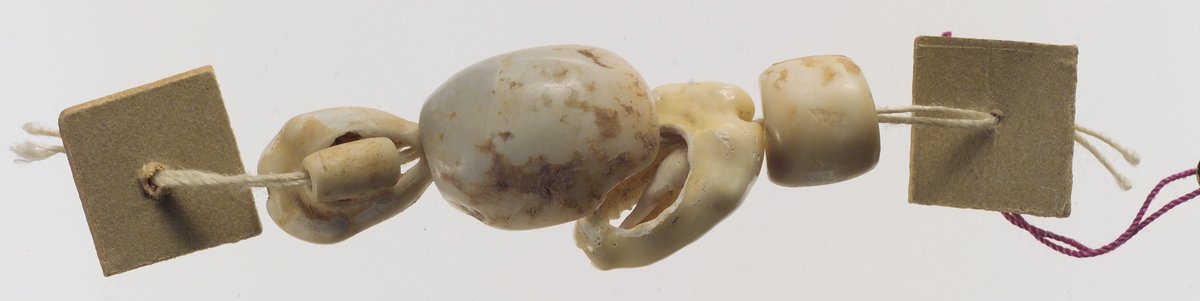 StoristArt's tweet image. These shell beads are 6 years old and yet they carry the weight of human longing for beauty that stretches back thousands of years. Someone once wore these with pride and joy. That connection across time genuinely moves me. #AncientArt #Archaeology #Jewelry