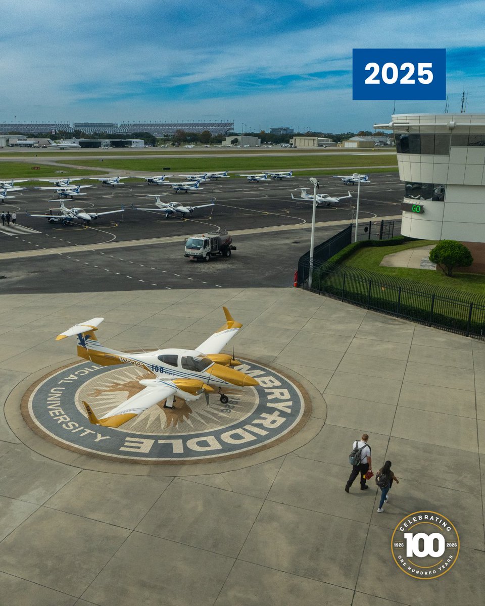 ERAU_Daytona's tweet image. Home to one of the largest fleets of training aircraft available, the Flight Line is a timeless piece of Embry-Riddle's history, giving our Eagles the opportunity to soar to new heights. 

Learn more: ow.ly/ppAz50YEELY  

#GoERAU #ERAU100 #Aviation