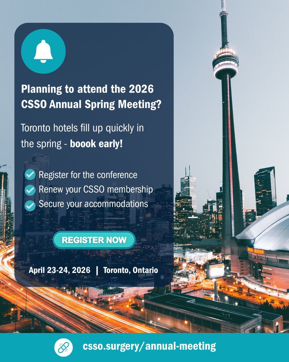 Canadian Society of Surgical Oncology tweet media