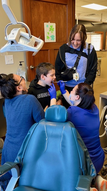 ssbs_aba's tweet photo. With support from his BCBA, RBT, and his mom, this rockstar showed just how much progress he’s made. And to make things even more fun—he got to be the dentist for his best buddy, Lyle the Crocodile! 🐊🪥
#ABAtherapy #AutismSupport #ProudMoment #DentalSuccess #SteppingStones #SSBS https://t.co/pYJfskzn6e