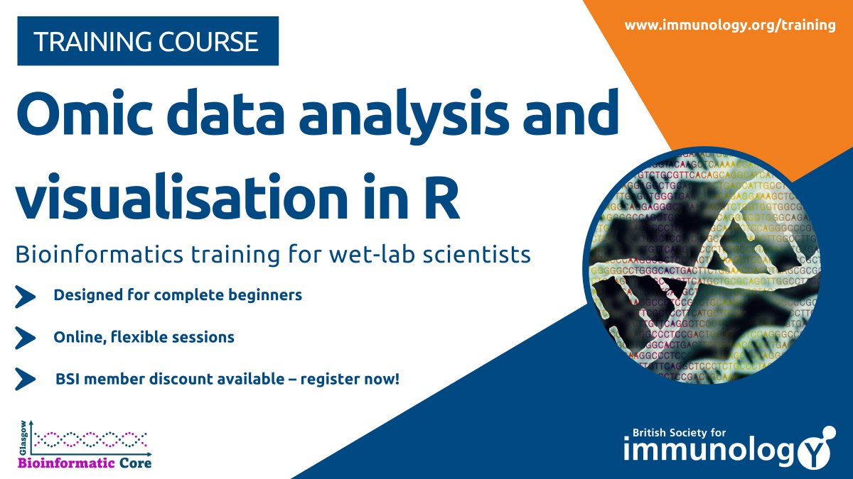 britsocimm's tweet image. Working with omics data but not confident in R? #Bioinformatics

Our hands-on training is built for wet-lab scientists with little or no bioinformatics experience. It's had 3,000+ attendees, giving a 9.5/10 rating.

Book now for September or December 2026: vist.ly/4xuav