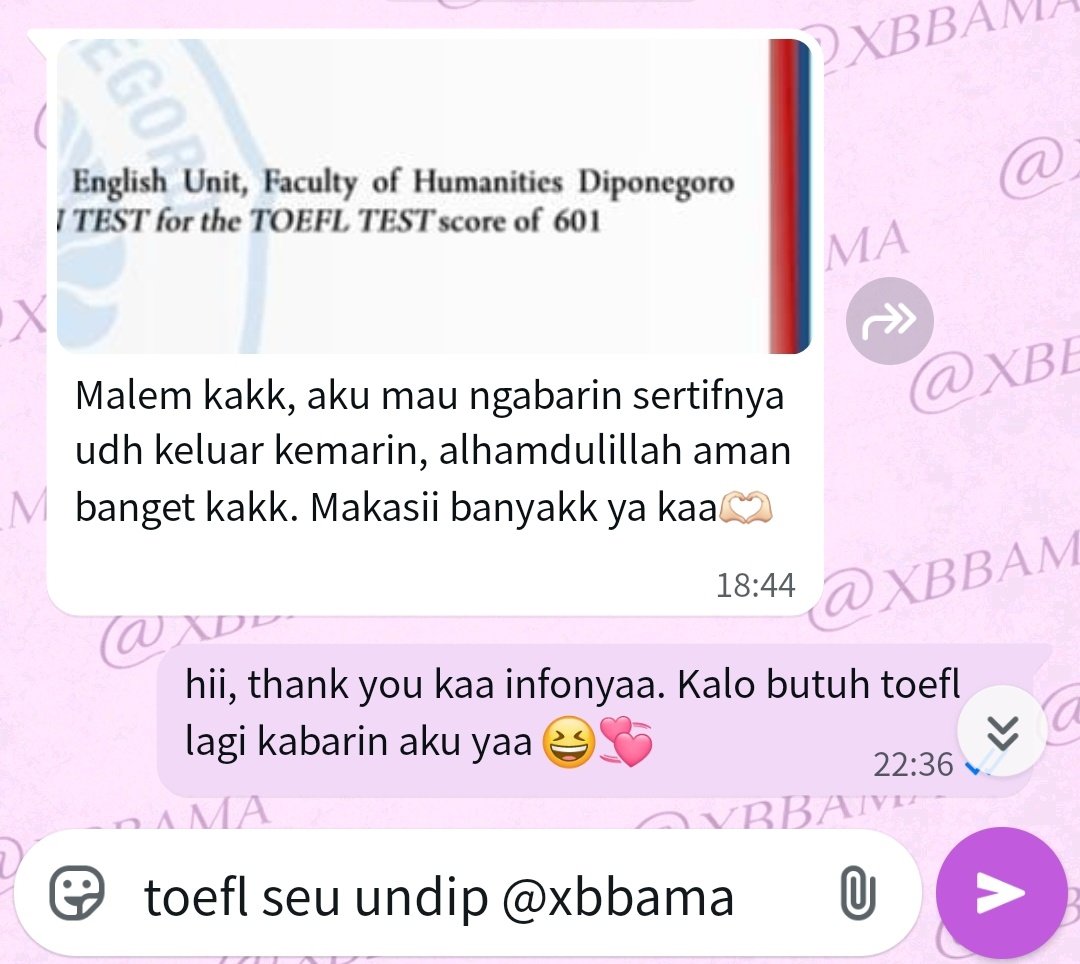 zaaa | TOEFL SEU UNDIP tweet media