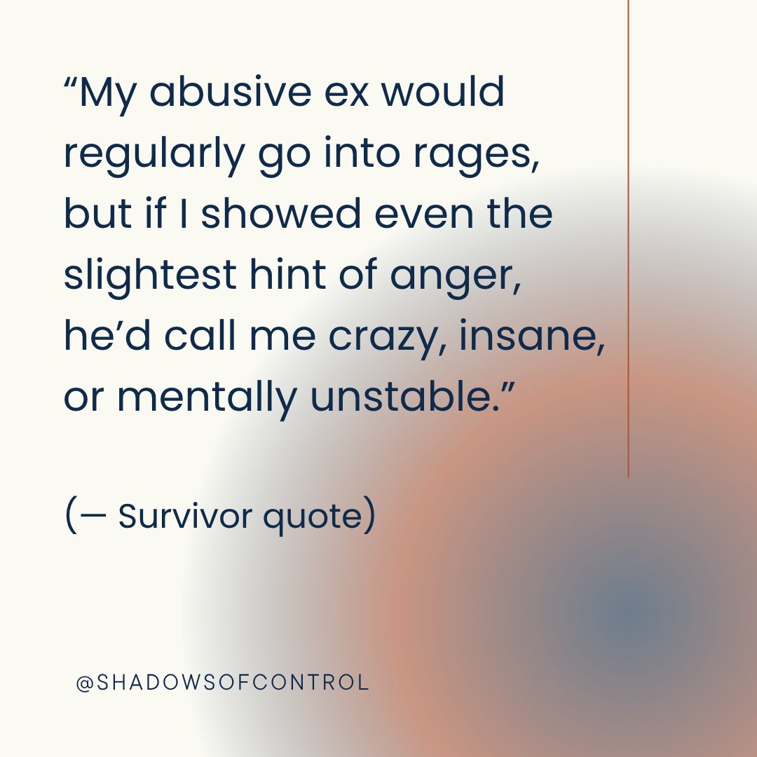 shadows_control's tweet image. Abusers weaponise your reactions to hide their abuse—and make you doubt your own sanity.
#Gaslighting #EmotionalAbuse