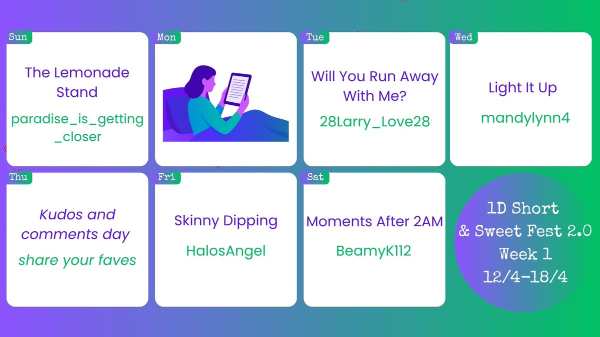 1dsasfest's tweet photo. 3 days to go!   

We'll be launching SaS Fest 2.0 with some Lemonade 🍋, and thanks to the first 5 writers for starting us off with a great mix

@paradise_igc
@28Larry_Love28
@MirandaSch93519
@AlwaysLourry7
@beamyK112 https://t.co/CeWEKLRE3O