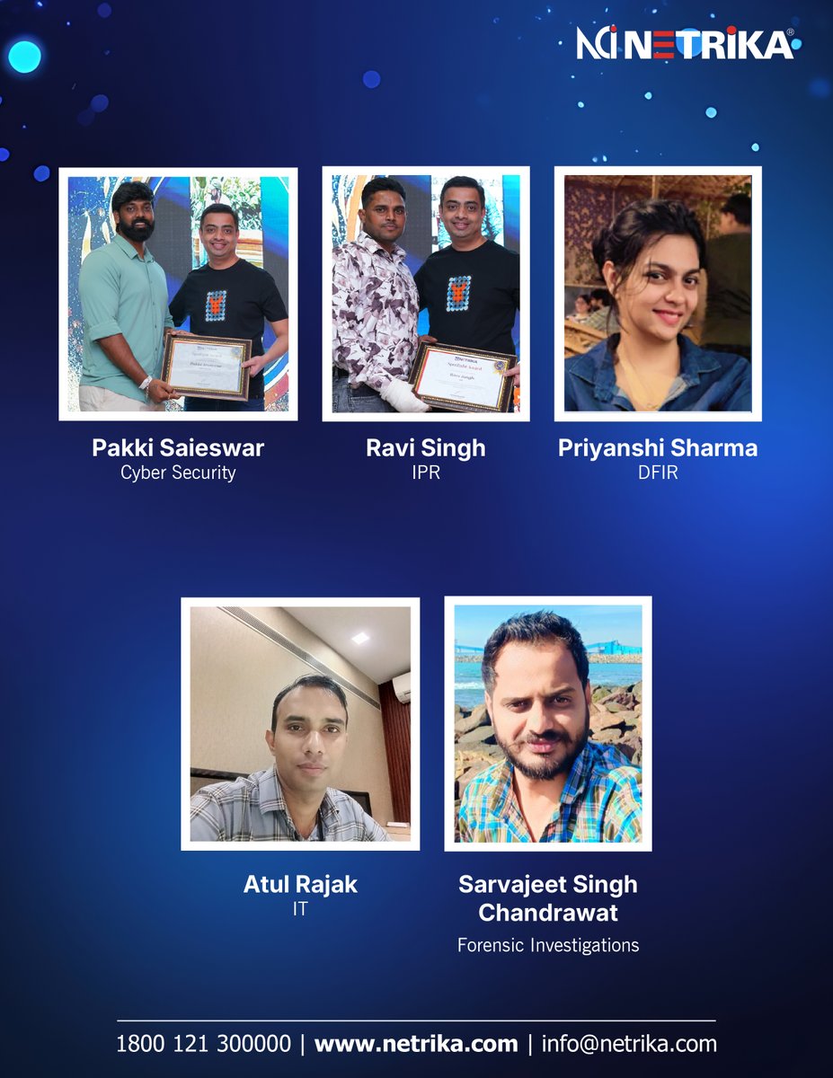 Netrika_PvtLtd's tweet image. The moment passed, the spotlight didn’t.

Our Spotlight Award honours those who turn intent into impact and consistency into excellence.

More moments of recognition coming soon.

#CorporateAwards #EmployeeRecognition #WorkplaceExcellence #CorporateCulture