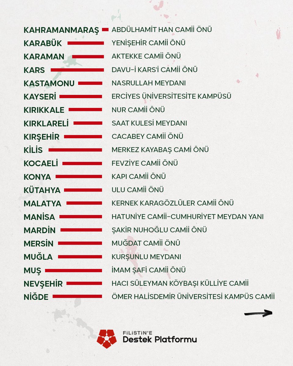 Filistin’e Destek Platformu tweet media