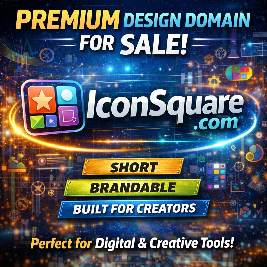 aisdomain's tweet photo. 🎯 A perfect brand for design &amp; creative platforms.

https://t.co/qy7gdC7Ev5 is clean, memorable, and ideal for icon marketplaces, UI tools, or creative SaaS products.

Modern name. Strong brand potential.

👉 Visit: https://t.co/qy7gdC7Ev5

#DesignTools #SaaS #StartupBrand https://t.co/lVep1fQojX