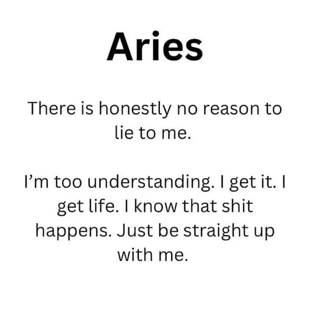 aries be like: