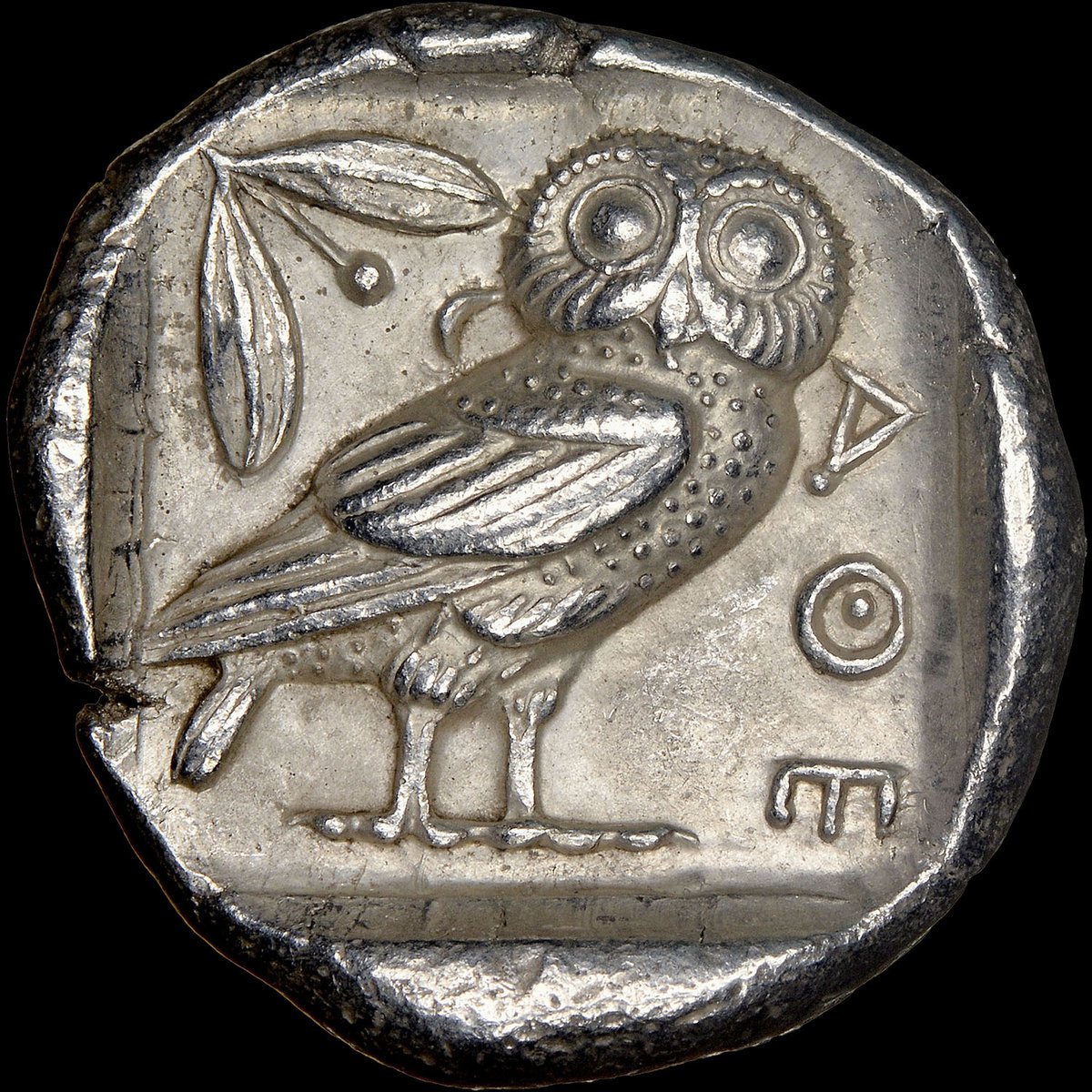 Coin of the Day: For #ThrowbackThursday, here’s an Athens silver tetradrachm showing the goddess Athena and her owl. Bidding for it is already over $1,000 in a Heritage Auctions sale this month: tinyurl.com/33ekk6w2
