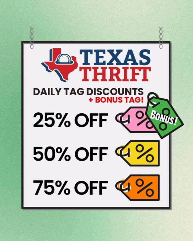 Bonus Tag Deal! We’re adding a 4th color—Green Tags—now 25% OFF, joining 3 other colors already discounted.