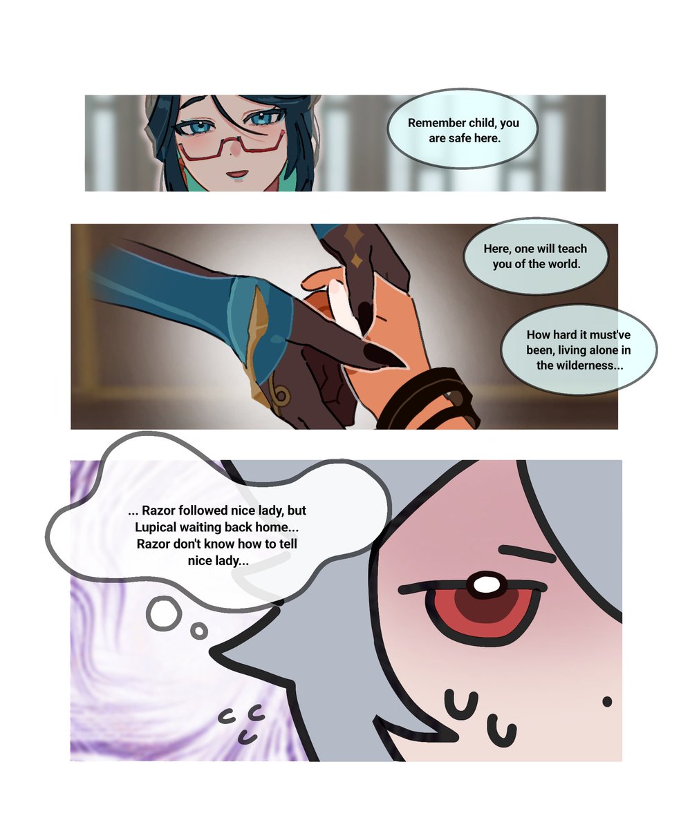 kite_inskyy's tweet photo. what if xianyun successfully adopted razor? 🌼 https://t.co/4uTD0HBFga