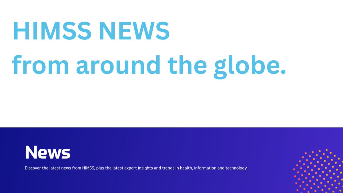 NCHIMSS's tweet photo. HIMSS North Carolina takes pride in sharing news from around our region. But did you know that HIMSS offers news from around the world? Check out their site for more! https://t.co/cikEVLPdJe

#HIMSS #NCHIMSS #Newsfromtheglobe #HealthcareIT #NCHealth https://t.co/DN063IUPtA