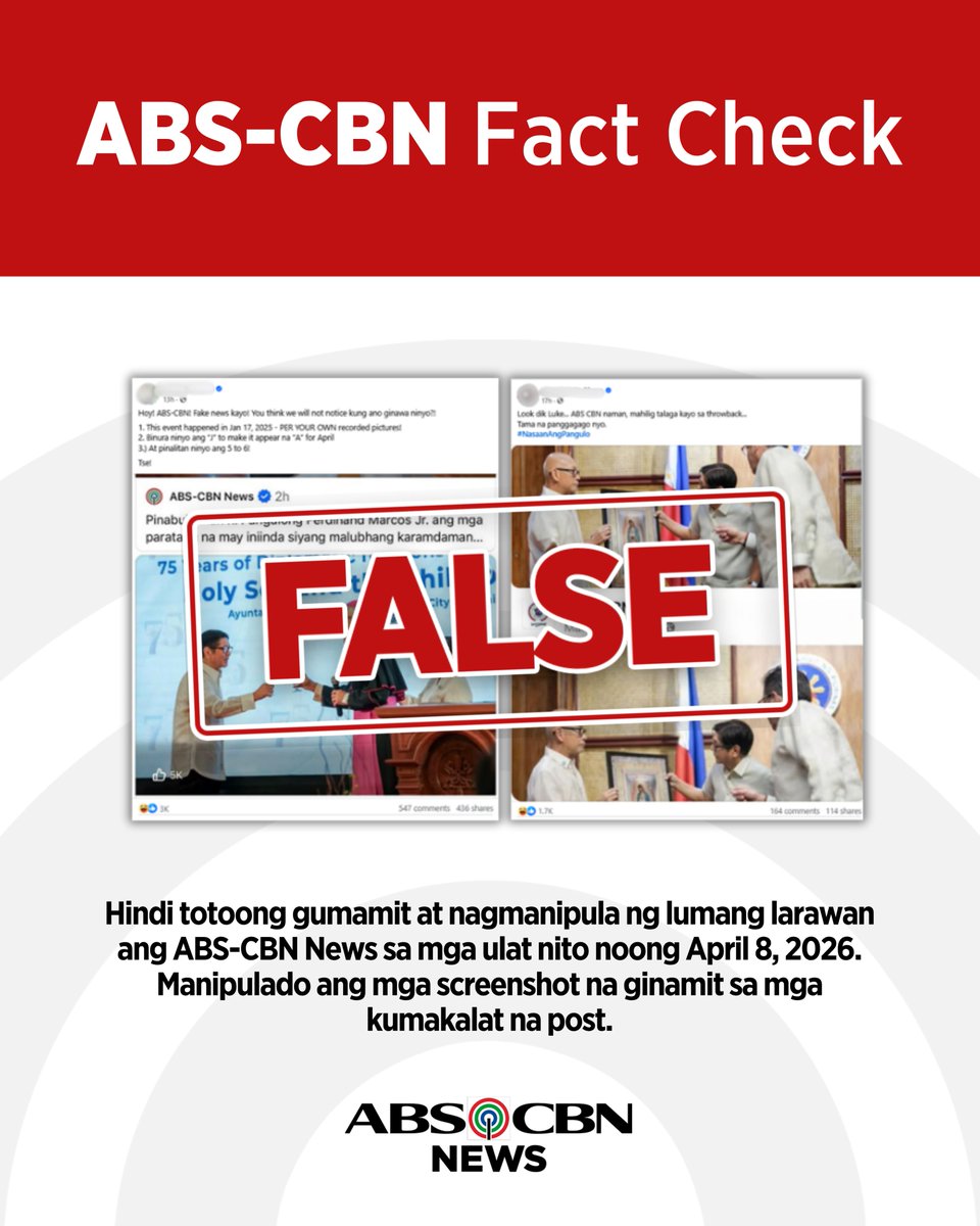 ABS-CBN Fact Check tweet media