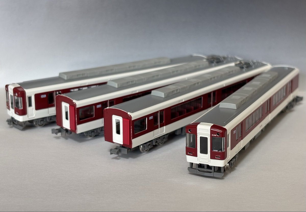 747Krs's tweet image. 少し前に、中古で安く購入できたGMの5200系＋2800系6両セットを開封
AXは車両上部が近年新規制作で作られたばかりなので、クオリティも高く品質も非常に良いです！
2610系との違いも作り分けられています
低クオリティのVXも改良して欲しいですね…
#Nゲージ
#buynow