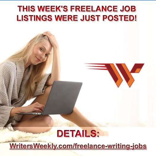 booklocker's tweet image. JUST POSTED - 30 New Freelance and Remote Full-time Jobs
writersweekly.com/freelance-writ…

#onlinejobs #freelancewriting #howtowrite #howtobeawriter #writingjobs #write #magazine #workfromhome #angelahoy #writeformagazines #magazinewriting #freelancewriter