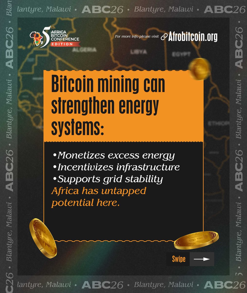 African governments don’t have a Bitcoin problem.
They have a decision problem.

Adoption is already happening.
Innovation is already moving.
The youth are already building.

The only question left is:
Will policy lead, or arrive late?

#Bitcoin #ABC2026 #Africa