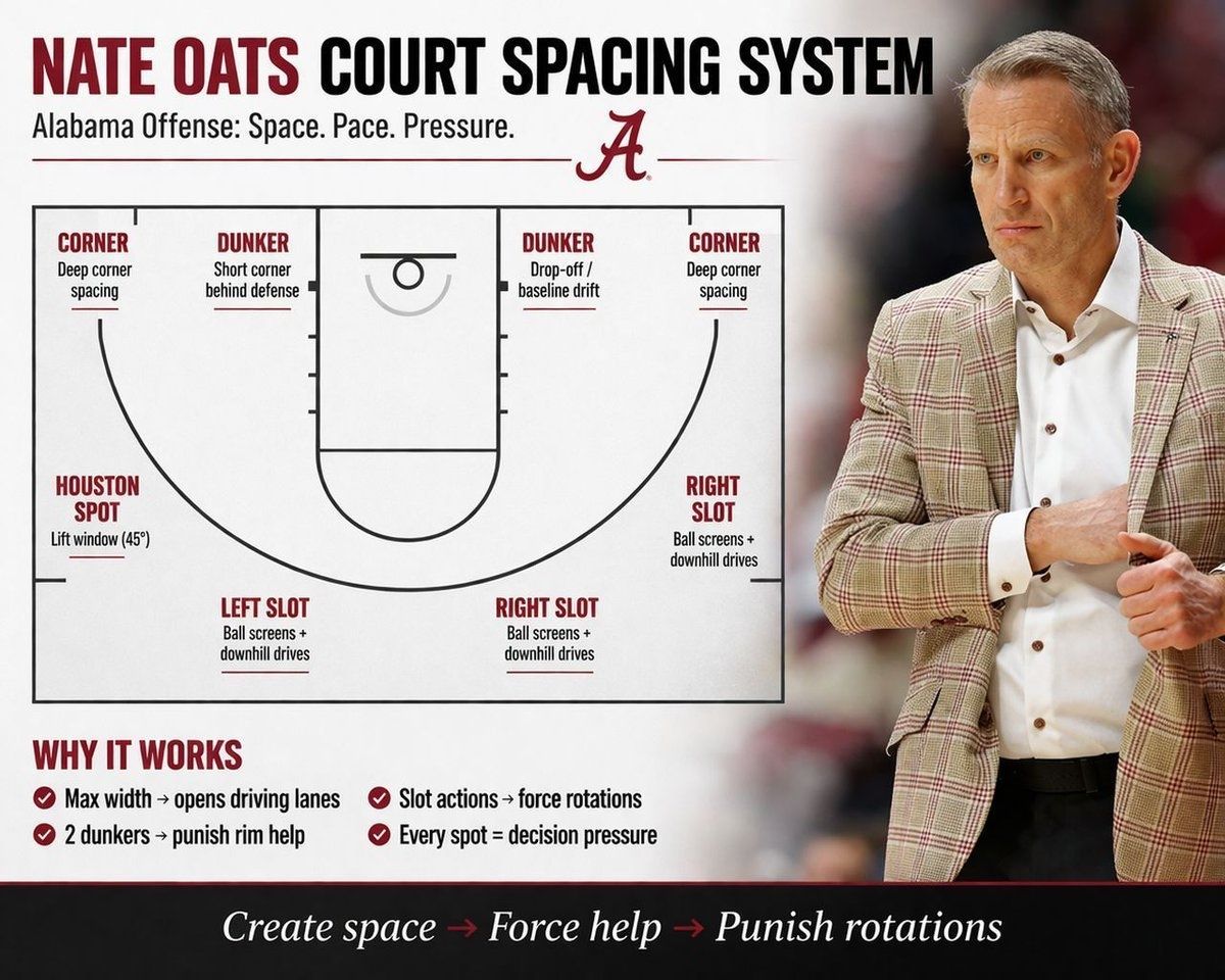 CoachLync's tweet photo. Nate Oats - Court Spacing System https://t.co/tJcqnQWXgw