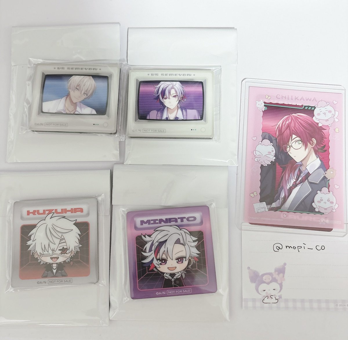 mopi_co's tweet photo. 【交換】にじさんじ VSせめよん せめ4 アクリルマグネット OS特典

譲:画像1枚目

求:画像2枚目(👑>💖>💕)

大阪市内手渡しまたは郵送での交換希望です🙇‍♂️
難しいと思いますが検索よりお気軽にお声掛けください🌼 https://t.co/5kLdFkOG33