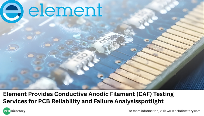 PCB_Directory's tweet photo. Element provides Conductive Anodic Filament testing services and finished PCB products by detecting electrochemical migration of copper salts.

Read More: https://t.co/DAFWyhpfgc

#printedcircuit #news #industry #pcbtesting #reliability #qualitycontrol #ipc #laminates https://t.co/qU2YgB4F6W
