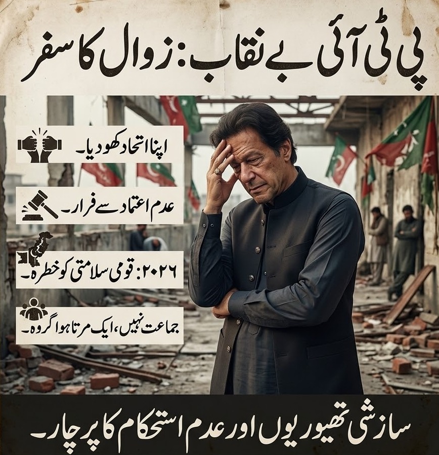 sabtainhai78448's tweet photo. PTI couldn’t keep its own coalition.
Couldn’t pass a simple Vote of No Confidence.
Couldn’t accept defeat gracefully.
Now in 2026 they can’t even protest without threatening national stability.
#Ceasefire 
#9thAprilReality https://t.co/itY2QdvYdL