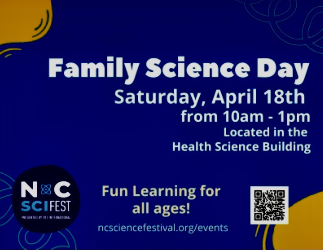 Family Science Discovery Day at JCC 
Saturday, April 18 from 10:00 am – 1:00 pm

JCC Health Sciences Building

On display will be engaging and hands-on science, technology, engineering and mathematics (STEM) activities, exhibits, and exploration for all ages.