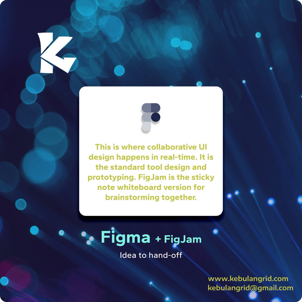 KebulanGrid's tweet photo. Design smarter, not harder. ⚡
From ideation to execution, tools like Figma, Miro, Canva &amp; Adobe turn raw ideas into real impact.

Ready to level up your workflow? Tap in with Kebulan Grid 🚀

#TechTools #DesignWorkflow #StartupStack #DigitalInnovation #BuildInPublic https://t.co/FYA06URMOB