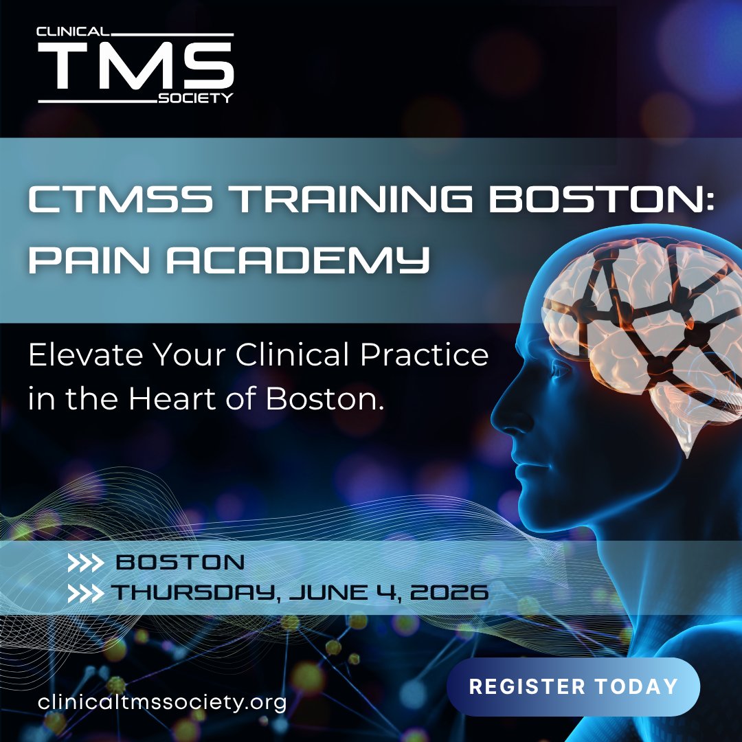 Clinical TMS Society tweet media