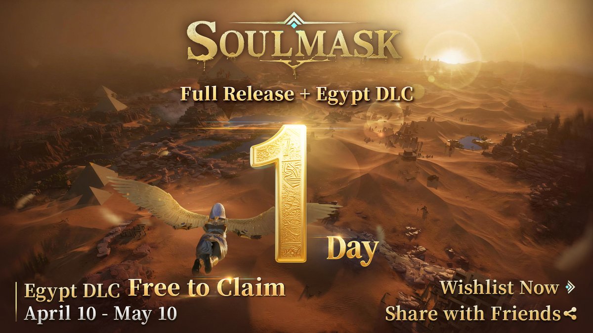 Soulmask_'s tweet image. Only 1 day to go!
#Soulmask #steam #survivalgame