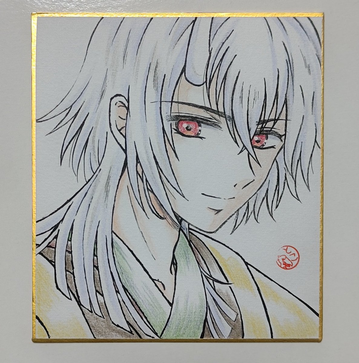 それとわざわざ私のために描いてくださったハルアキを見てください。私だけが見るなんてもったいなさすぎて……。美しい……。
#ぎゆいも