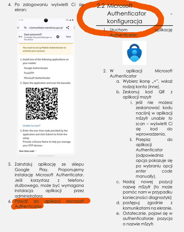 jarekkopec's tweet image. Rządowy komunikator mSzyfr jest "w pełni pod jurysdykcją Polski", pisze @CYFRA_GOV_PL. 

To dlaczego instrukcja nakazuje korzystać z @Microsoft  Authenticator? 🕵️‍♂️

Weryfikację #OTP można robić za pomocą wielu narzędzi od innych dostawców.