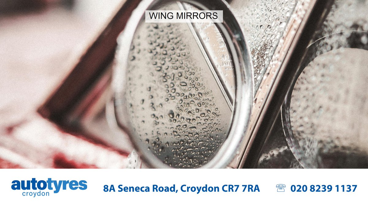 AutoTyresCroy's tweet photo. Wing mirrors are an important safety feature and they need to be kept in good working order. We repair or replace all types of wing mirrors, quickly and efficiently.
https://t.co/hDyYu1IWjT
#Croydon #Garage #MOT #MOTGarage #MOTtester #Mechanic #VehicleMechanic #wingmirror #repair https://t.co/3wQ3tah9FU
