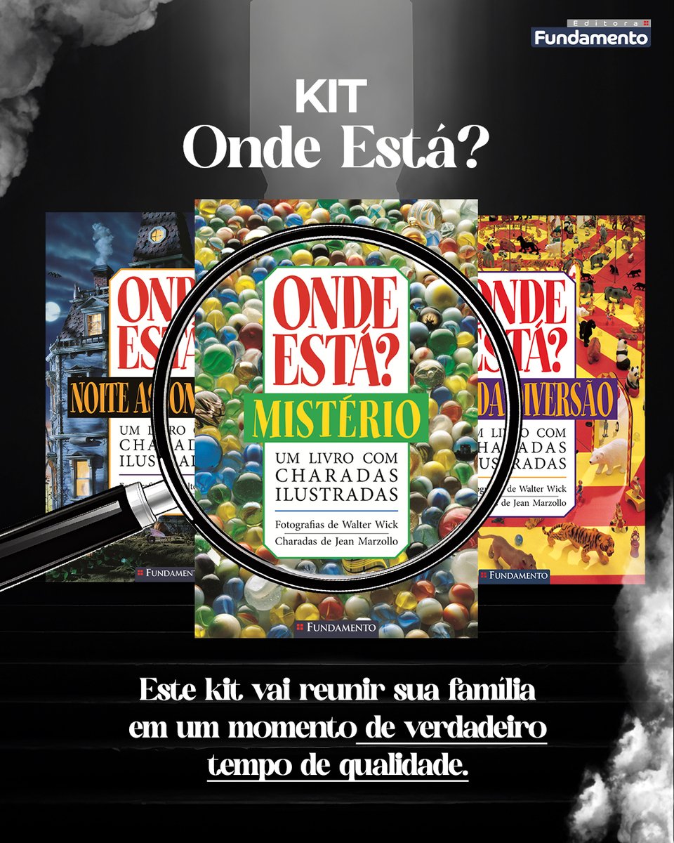 fundamentoed's tweet image. 🔎 Desafio pra toda a família

O Kit Onde Está? é cheio de detalhes, charadas e objetos escondidos.. 

➡️editorafundamento.com.br/products/kit-o…

Divertido e ainda desenvolve atenção, raciocínio e concentração 📚

#BookNow #bookreview #booklover