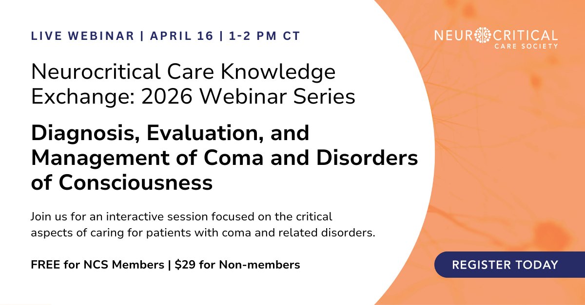 neurocritical's tweet photo. In this NCS Knowledge Exchange webinar, explore how transcranial ultrasound can support point-of-care evaluation in neurocritical care, from identifying key vessel anatomy to understanding the basics of intracranial hypertension assessment.

Register today: https://t.co/rgfOqTpUGl