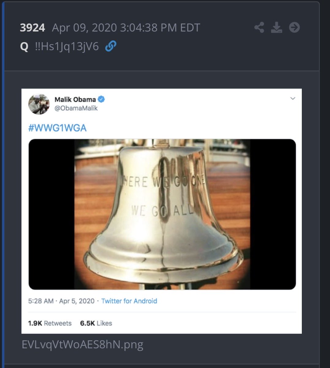 OgAn0n661's tweet image. #WWG1WGA 🇺🇸🐸