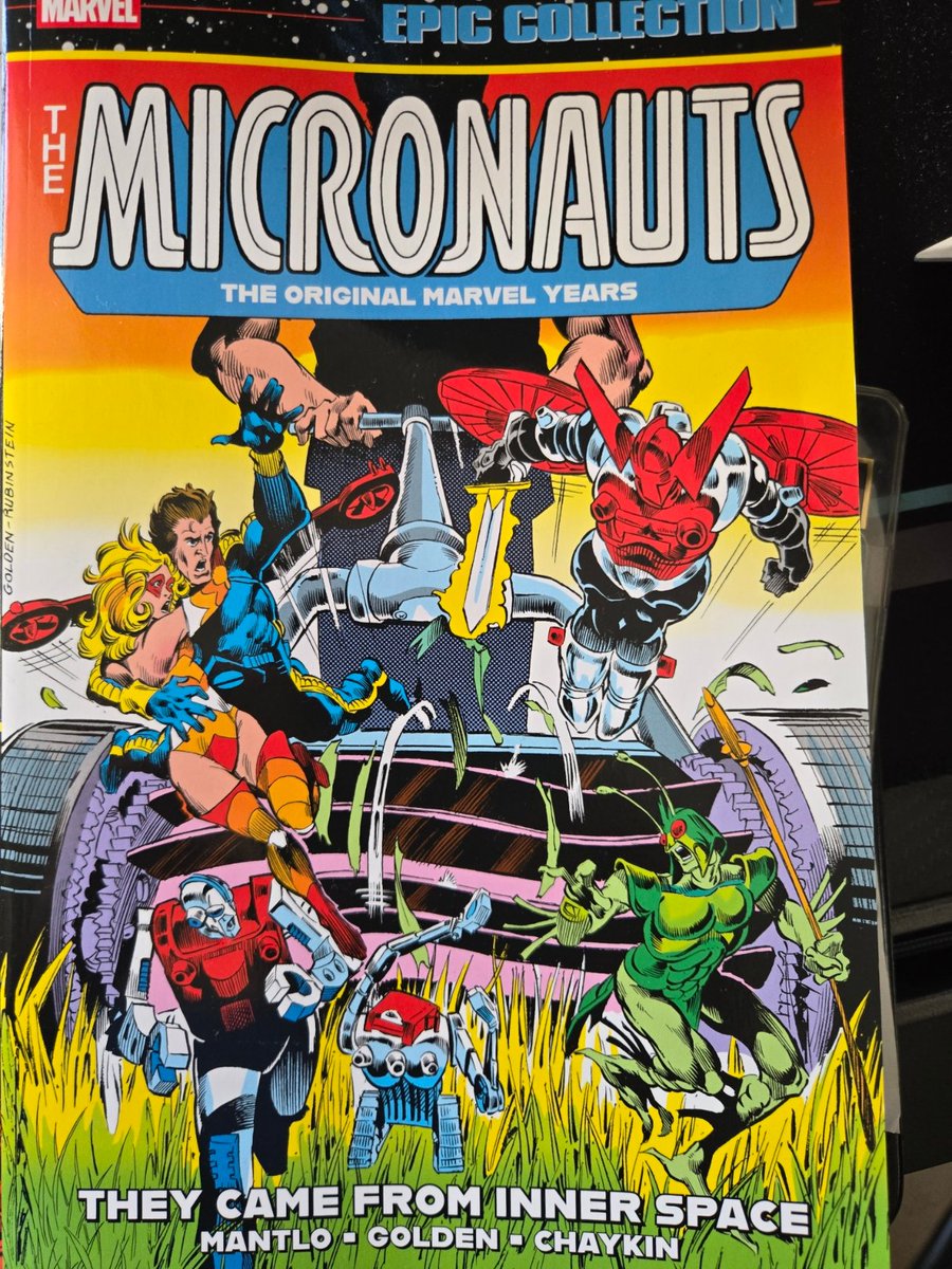 Scott_Frye's tweet photo. I just finished reading this Micronauts Compendium of the 1st 20 issues. I started reading this comic back when it came out and I was 12. I thought it was the best space opera ever and I have to say I still love it 47 years later! https://t.co/E2uysQR7LZ