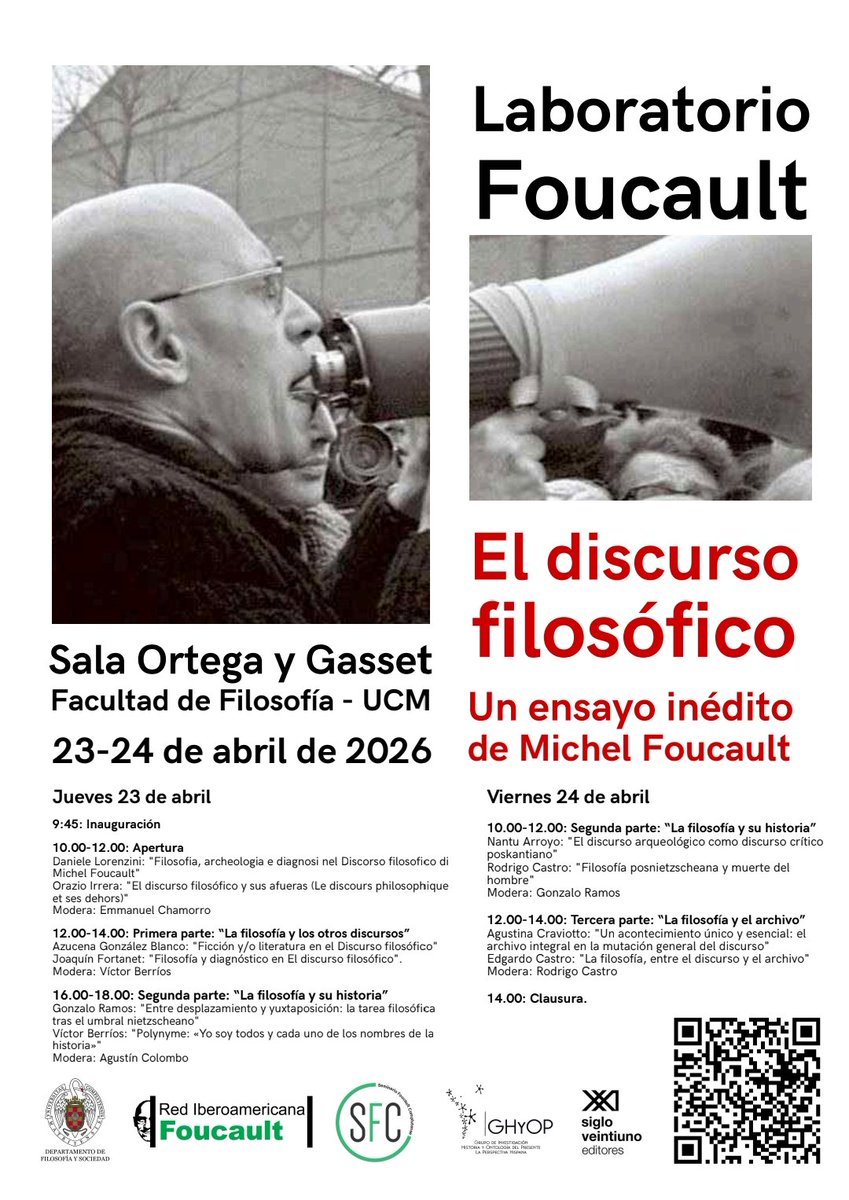 Red Iberoamericana Foucault tweet media