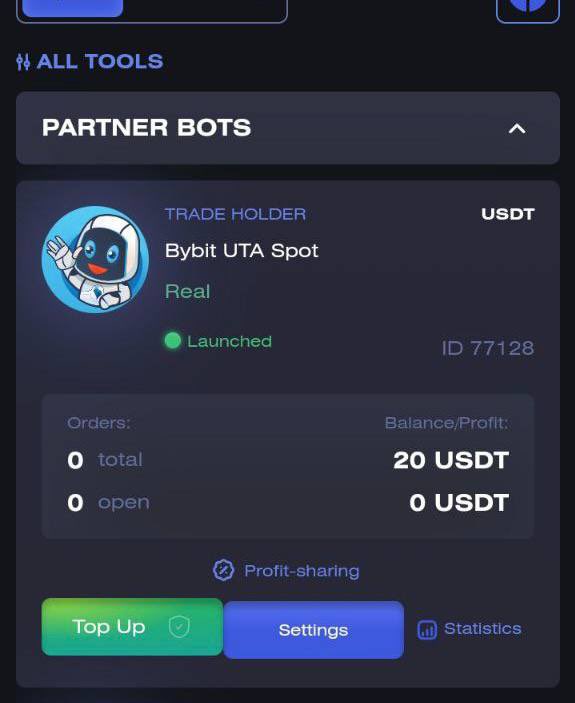 Just launched my first automated trading bot on <a href="/cryptorobotics/">CryptoRobotics</a> 

Starting small with 20 USDT on Bybit UTA Spot and exploring how AI trading really works.

Excited to learn and share my progress