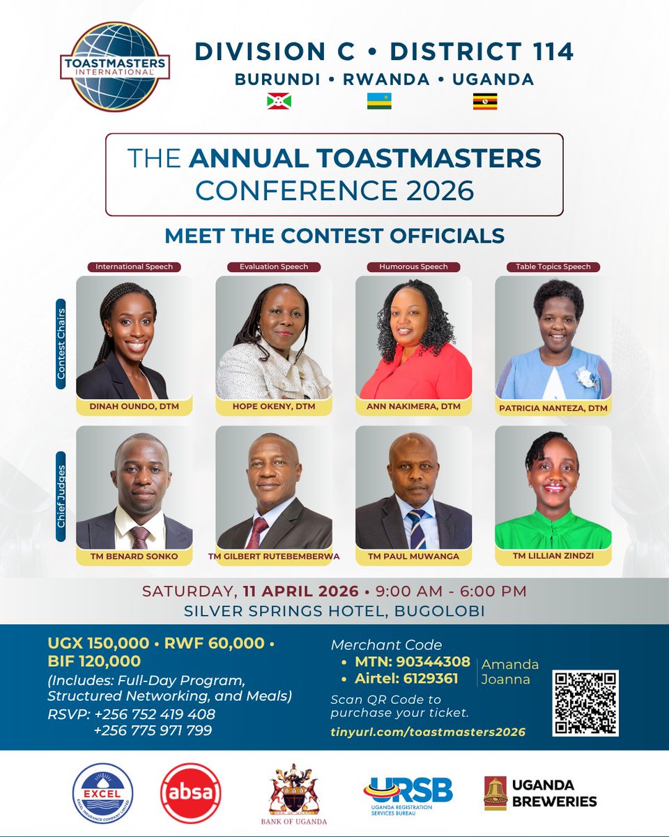 Toastmasters Uganda tweet media
