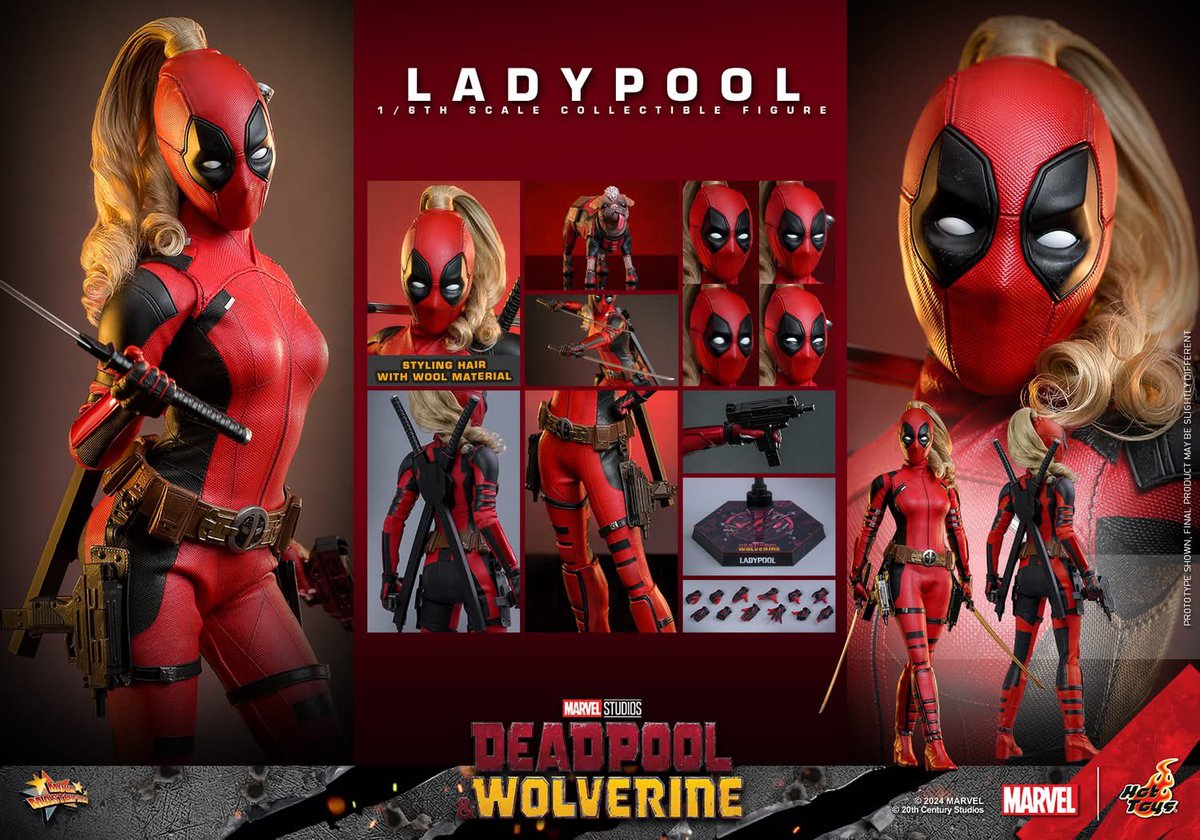 frikipolis's tweet image. Tenemos en stock la Hot Toys de LADYPOOL de DEADPOOL AND WOLVERINE aprovecha la oportunidad que tiene DESCUENTAZO.

🛒 frikipolis.com/deadpool-wolve…

#LadyPool #DeadpoolandWolverine #HotToys