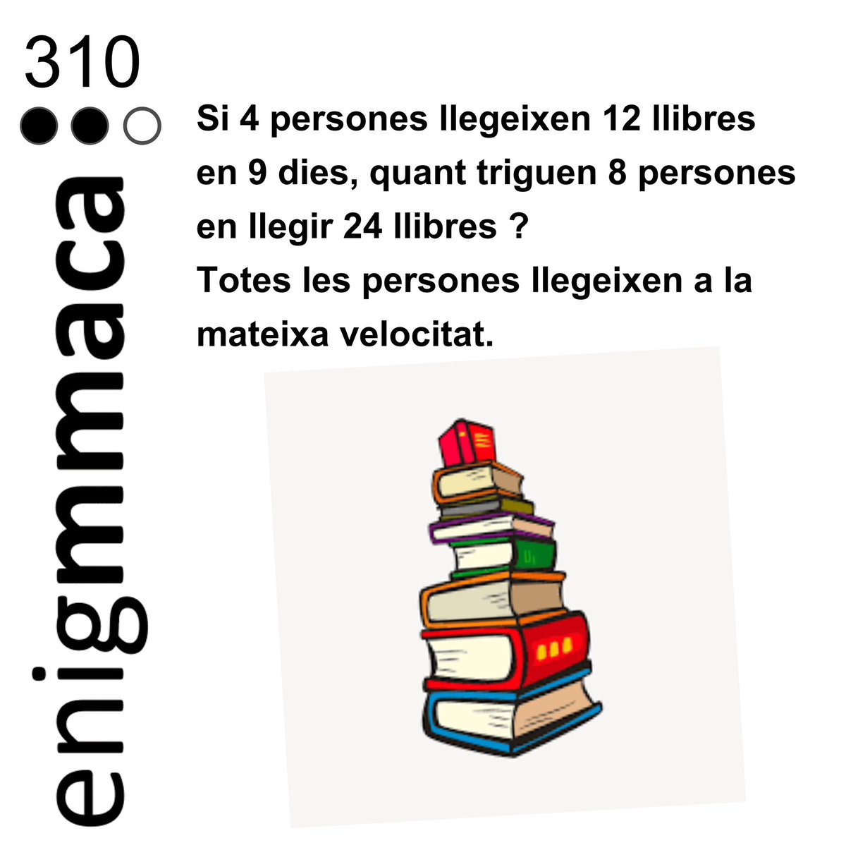 MMACA_cat's tweet photo. 🧠 Tonifiqueu la ment i trobeu les solucions dels enigmmaca’s d’aquesta setmana 👀
#enigma #repte #càlcul #maths #matemàtiques https://t.co/wMNPoQwNj5